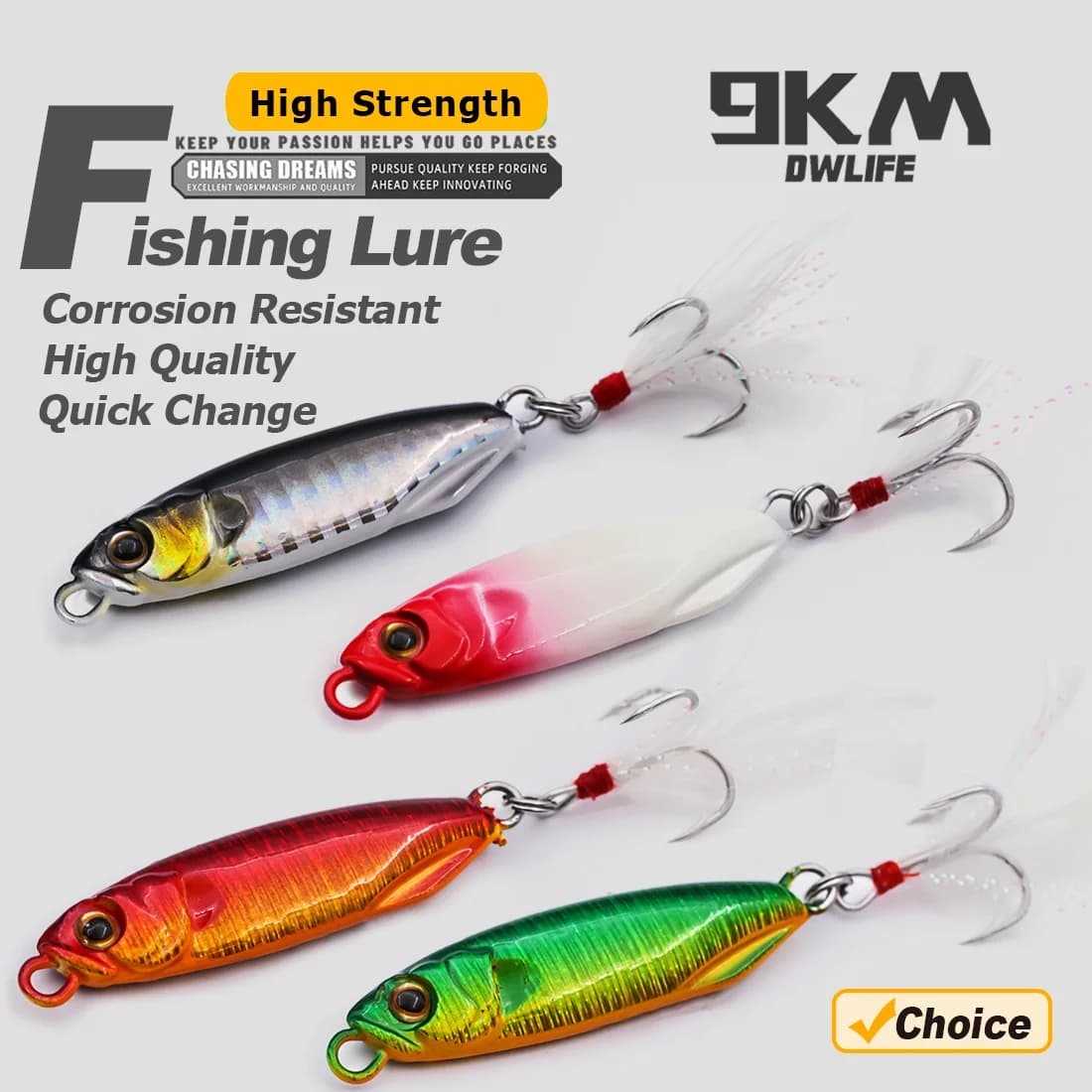 Leurre de pêche jigging eau salée, 20-37.5g